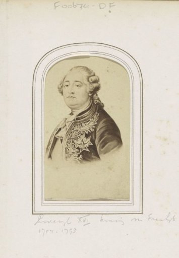 Photographic reproduction of (possibly) a print of Louis XVI, King of France
