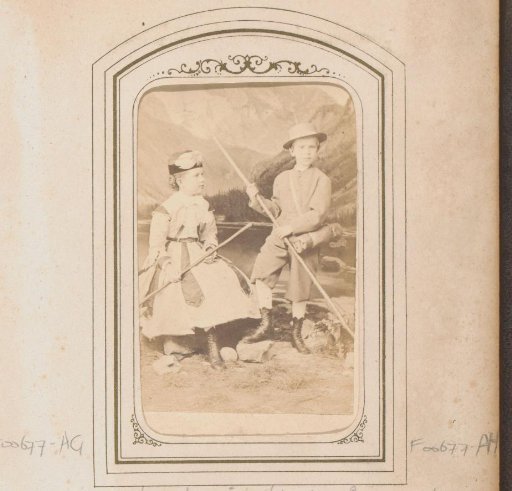 Portrait of Gisela Louise Marie, Archduchess of Austria, and Rudolf Francis Charles Joseph, Crown Prince of Austria-Hungary