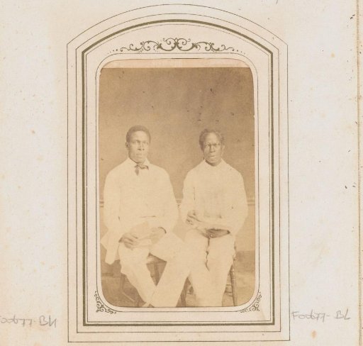 Portrait of Johannes King and Nick Manille, possibly in Nicaragua
