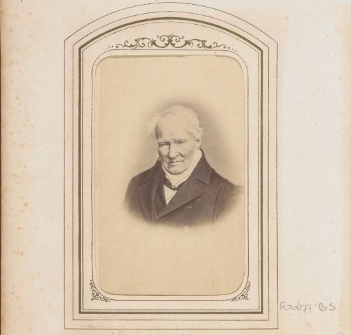 Portrait of Alexander von Humboldt