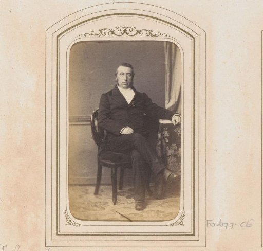Portrait of Johannes Jacobus van Oosterzee