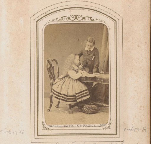 Portrait of Beatrice of Saxe-Coburg and Gotha and Arthur William Patrick Albert, Princess and Prince of the United Kingdom