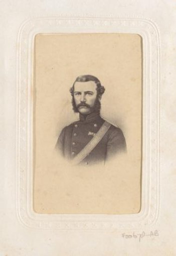 Photographic reproduction of a portrait of a military officer