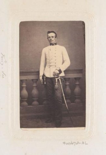 Portrait of a standing military officer