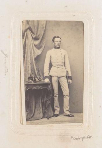 Portrait of a standing man in uniform