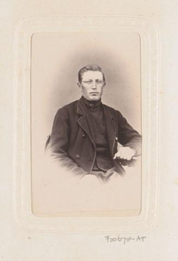 Portrait of a seated man