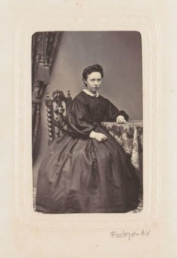 Portrait of a seated woman