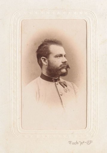 Portrait of a man in military uniform