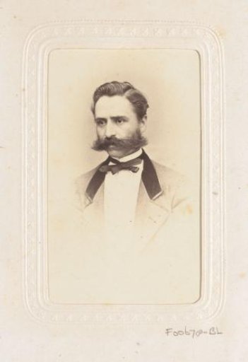 Portrait of a man with sideburns