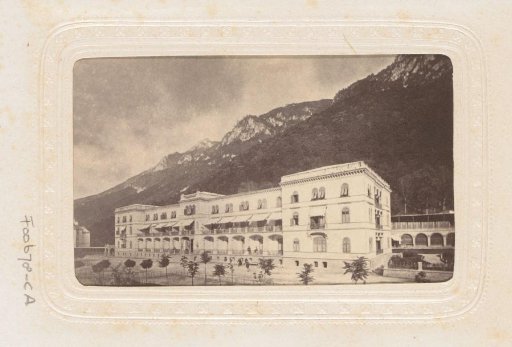 View of the Franz Josef-Hof in Băile Herculane