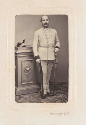 Portrait of a standing soldier