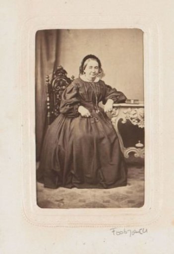 Portrait of a seated woman
