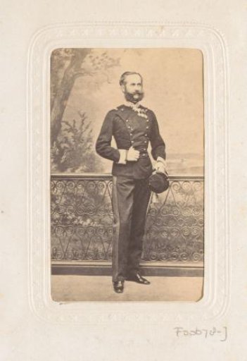 Portrait of a standing man in uniform