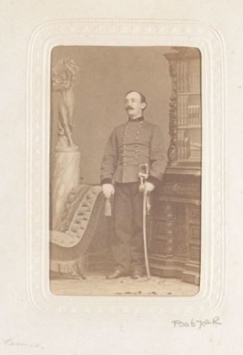 Portrait of a standing man in uniform