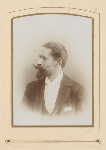Portrait of a Man with a Mustache and Beard