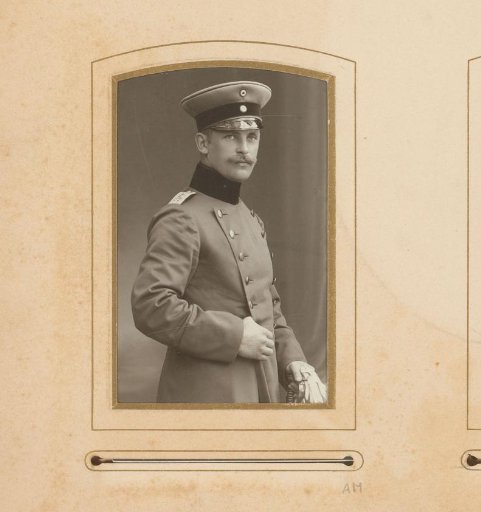 Portrait of a Man in Military Uniform