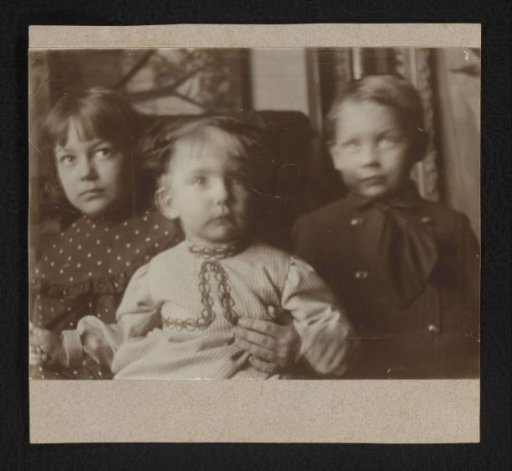 Portrait of three children