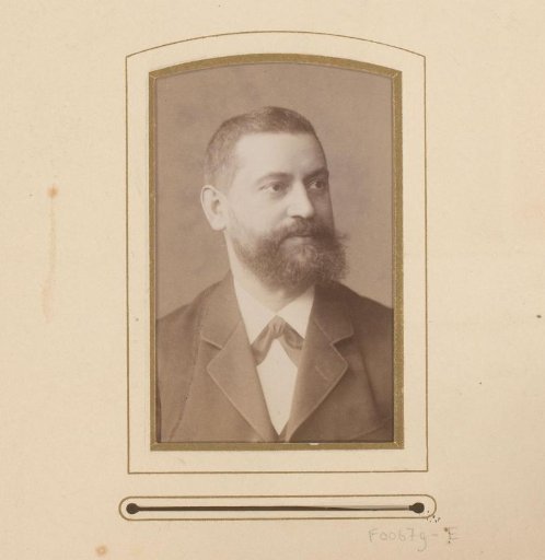 Portrait of a Man with a Mustache and Beard