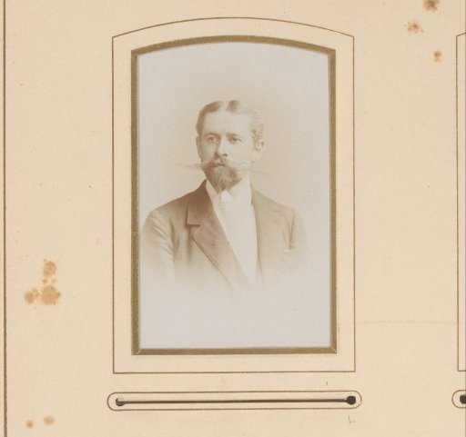 Portrait of a Man with a Mustache and Beard
