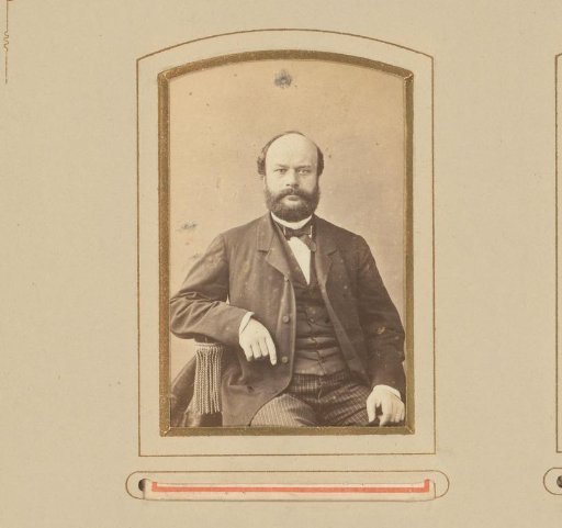 Portrait of a Seated Man with a Mustache and Beard