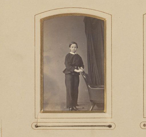 Portrait of a Boy by a Chair