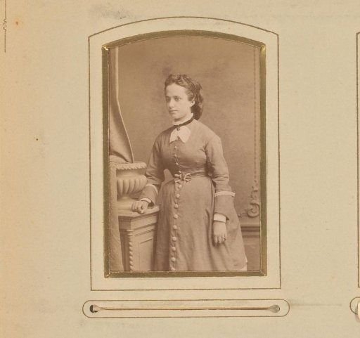 Portrait of a Young Woman by a Pillar