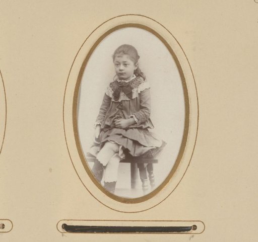 Portrait of a Girl on a Stool