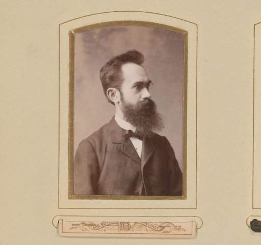 Portrait of a Man with a Mustache and Beard