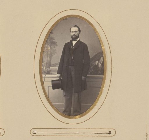 Portrait of a Man with a Top Hat in His Hand