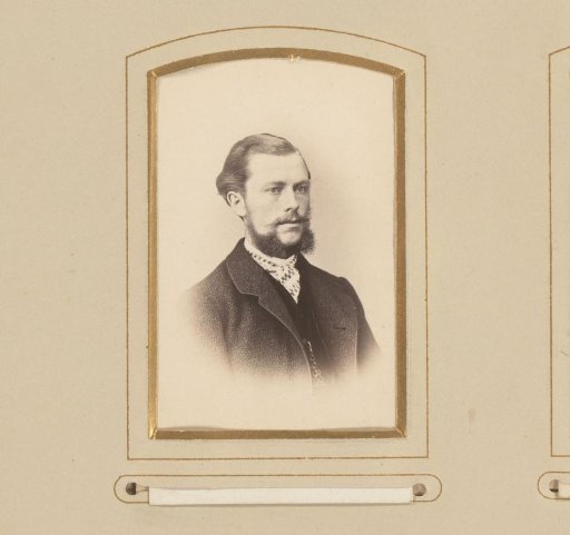 Portrait of a Man with a Mustache and Beard