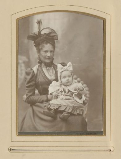 Portrait of a Woman with a Baby on Her Lap