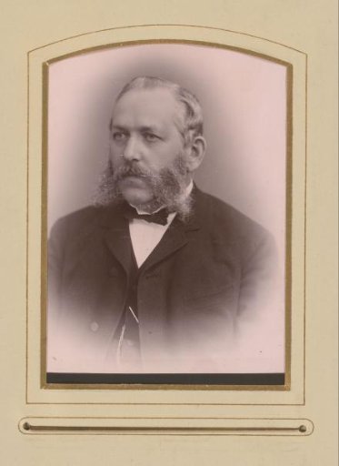 Portrait of a Man with a Mustache and Sideburns