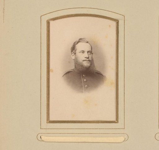 Portrait of a man with a moustache and beard