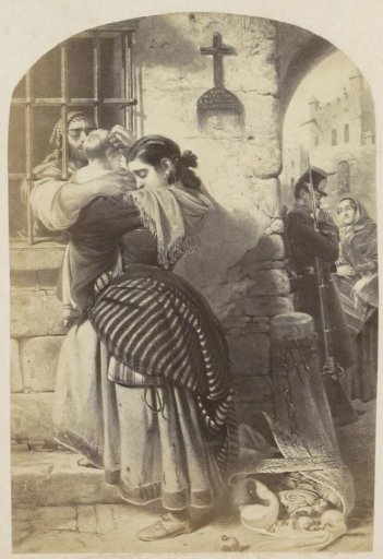Photographic reproduction of (presumably) a print after a painting by John Phillip