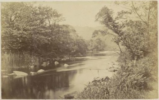 River landscape, probably in England