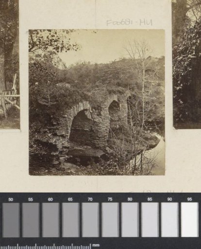 Landscape with an Overgrown Bridge in England