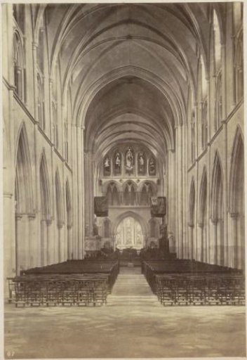 Choir and Nave of Saint Patrick's Cathedral in Dublin