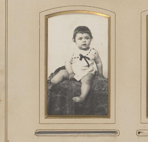 Portrait of a Sitting Baby