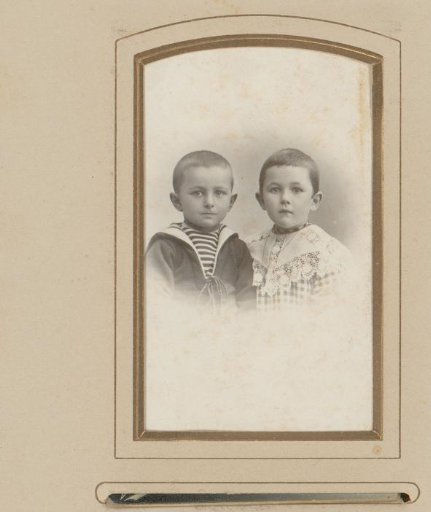 Portrait of a boy and a girl