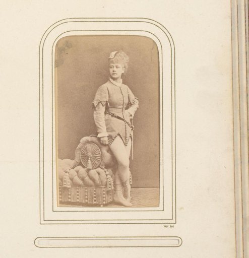 Portrait of Louise Pyk in costume