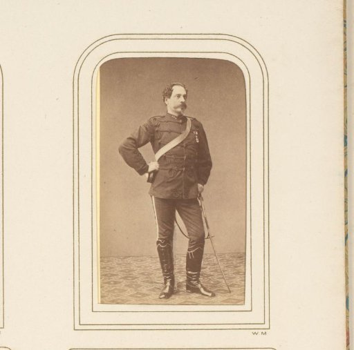 Portrait of Gustaf Frederikson in Military Uniform