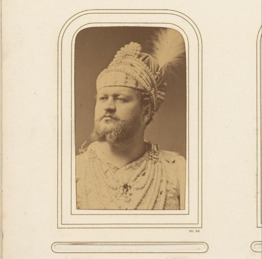 Portrait of an actor in Roman costume, identified as Lassalle