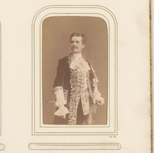 Portrait of an actor in costume, identified as Henri Westberg