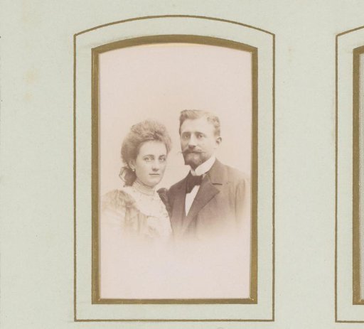 Portrait of Henri Verluise and Jeanne Verluise-de Contencin
