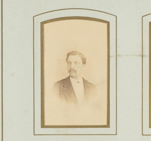 Portrait of a man with a mustache