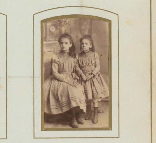 Portrait of Jeanne Renee and Honorine Victorine Louise Lebrun