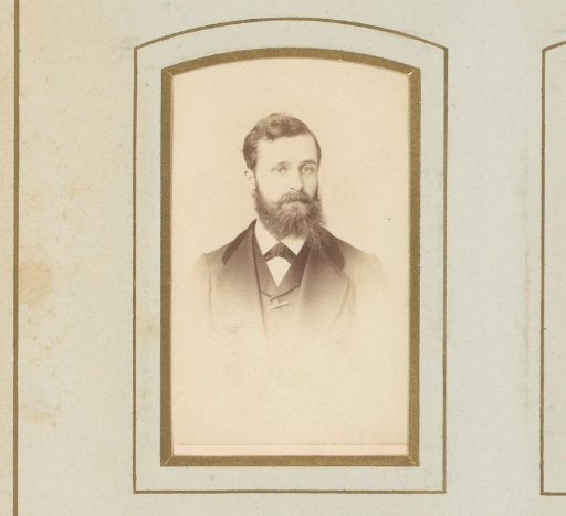 Portrait of a Man with a Mustache and Beard