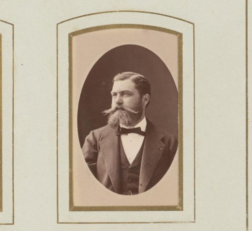 Portrait of a Man with a Mustache and Beard