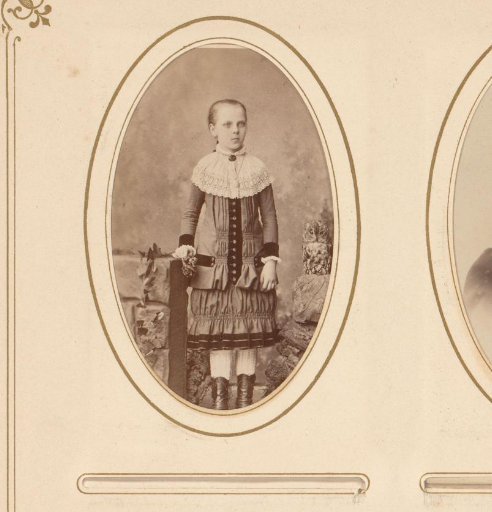 Portrait of a Girl in a Studio