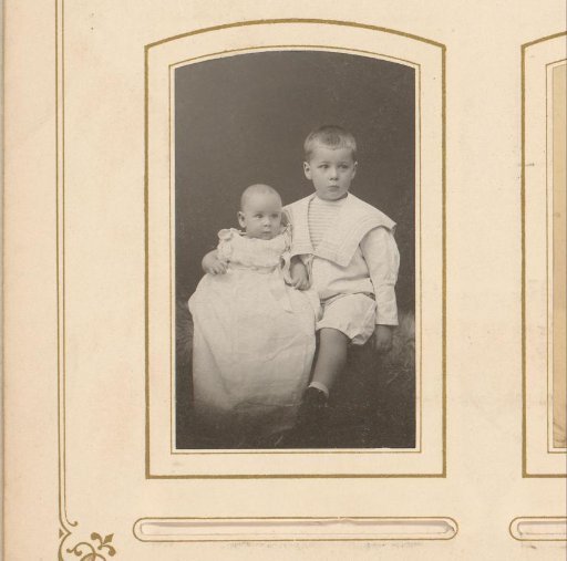 Portrait of a Boy and a Baby